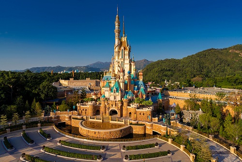 Il nuovo castello di Hong Kong Disneyland