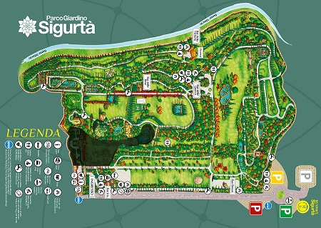 La Mappa del Parco Giardino Sigurtà