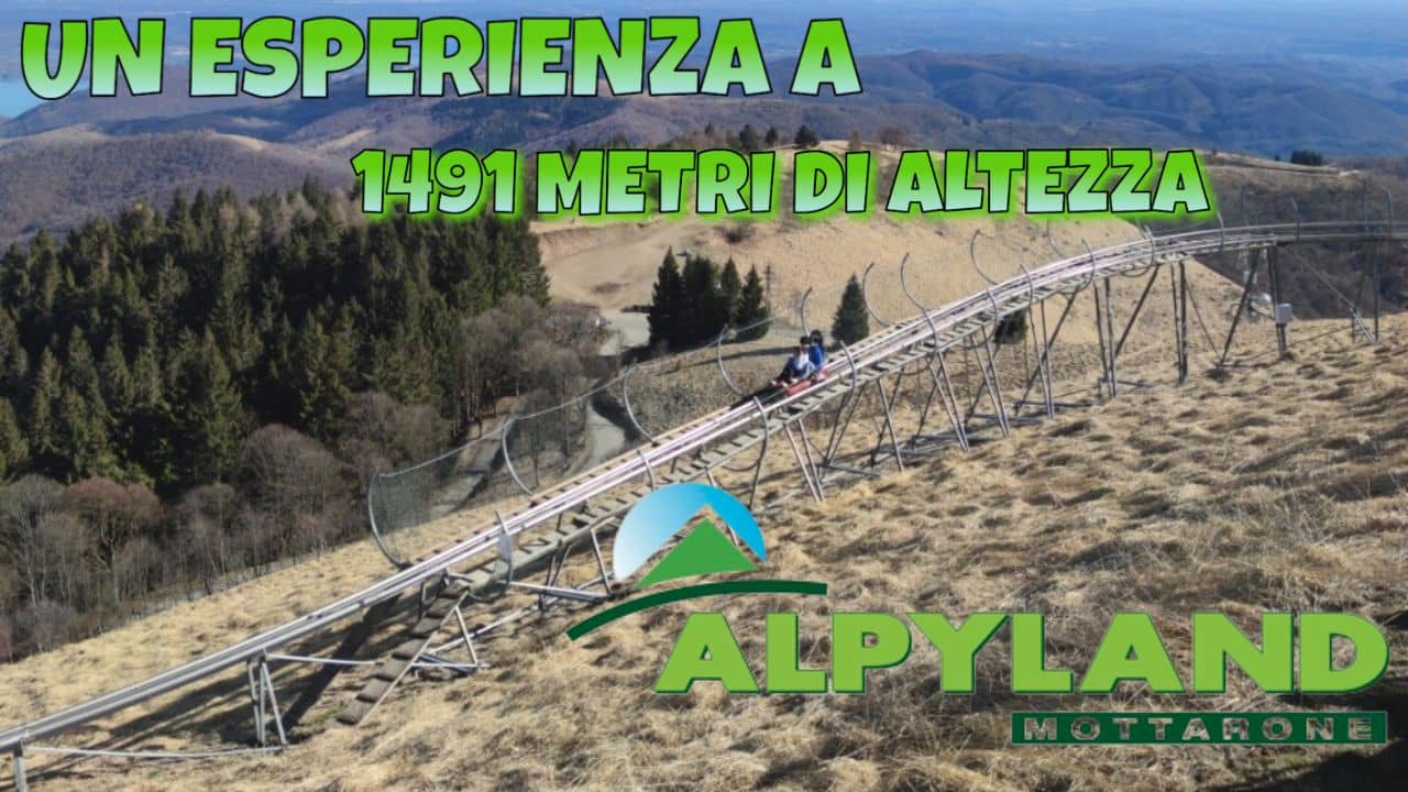 Alpyland il coaster in vetta al Mottarone